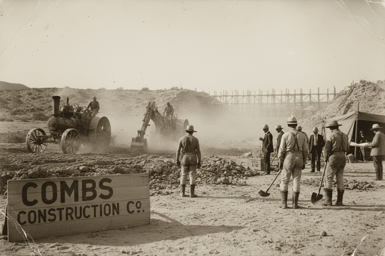 Historical Combs Construction project